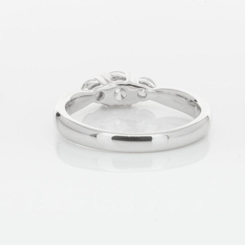 18ct White Gold .39ct Diamond Elysian Ring-Ring-Walker & Hall