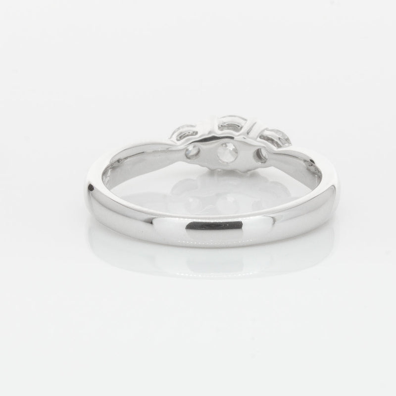 18ct White Gold .39ct Diamond Elysian Ring-Ring-Walker & Hall