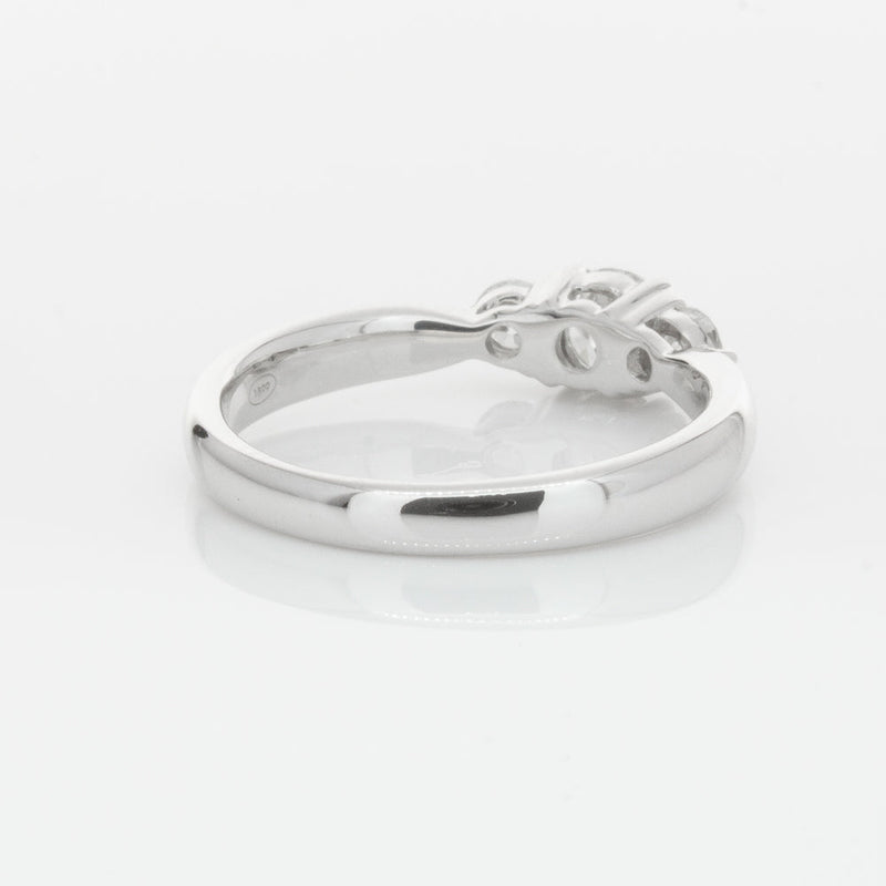 18ct White Gold .39ct Diamond Elysian Ring-Ring-Walker & Hall