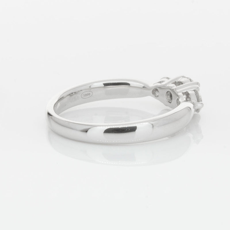 18ct White Gold .39ct Diamond Elysian Ring-Ring-Walker & Hall