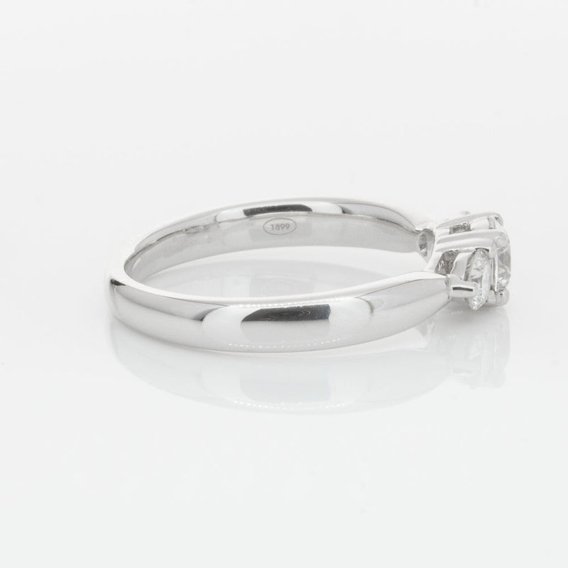 18ct White Gold .40ct Diamond Elysian Ring-Ring-Walker & Hall