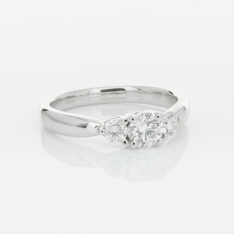 18ct White Gold .40ct Diamond Elysian Ring-Ring-Walker & Hall