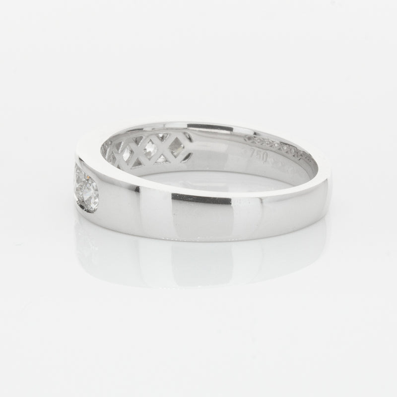 18ct White Gold 1.00ct Diamond Tigris Ring-Ring-Walker & Hall