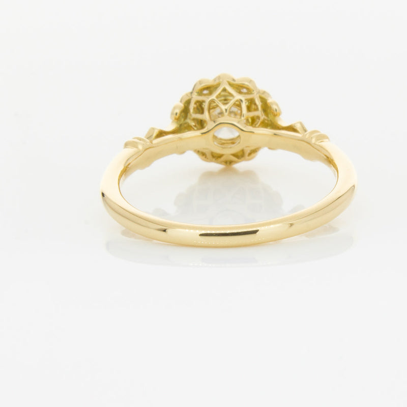 18ct Yellow Gold .50ct Diamond Versailles Ring-Ring-Walker & Hall