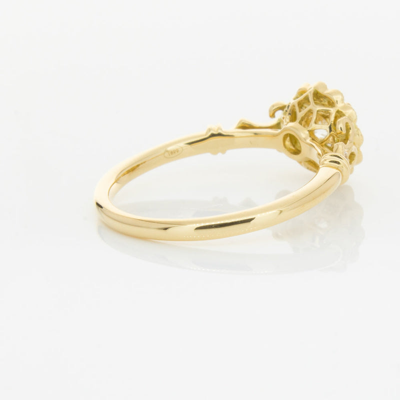 18ct Yellow Gold .50ct Diamond Versailles Ring-Ring-Walker & Hall