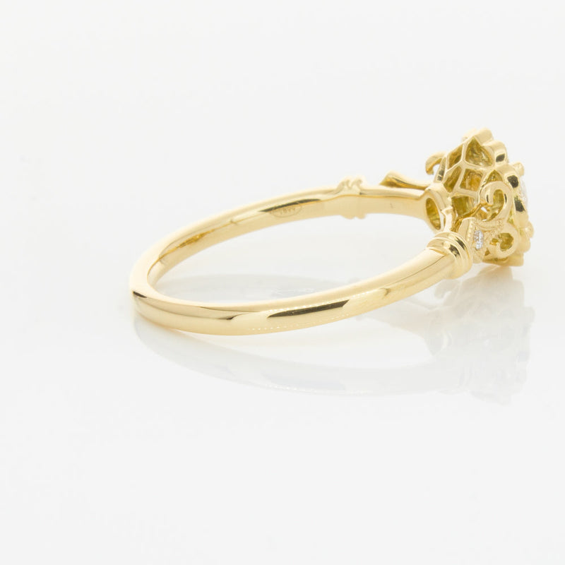 18ct Yellow Gold .50ct Diamond Versailles Ring-Ring-Walker & Hall