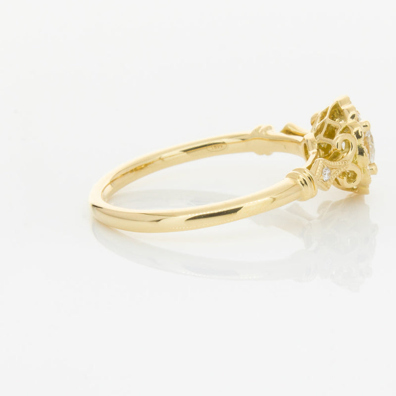 18ct Yellow Gold .50ct Diamond Versailles Ring-Ring-Walker & Hall