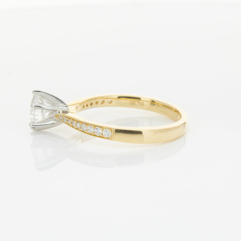 18ct Yellow Gold .70ct Diamond Zenith Ring-Ring-Walker & Hall