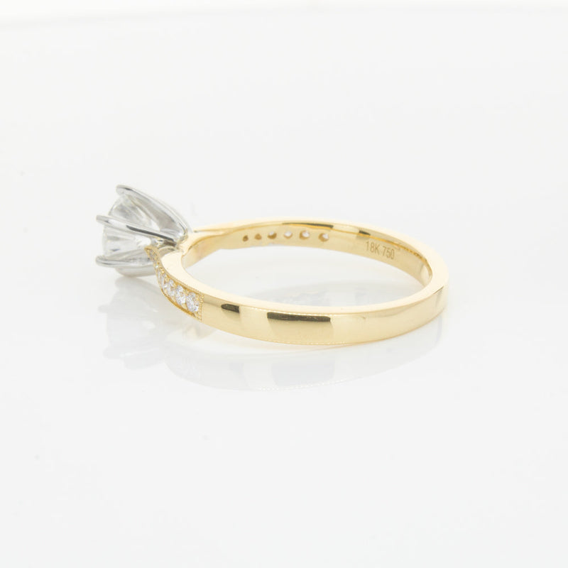 18ct Yellow Gold .74ct Diamond Zenith Ring-Ring-Walker & Hall