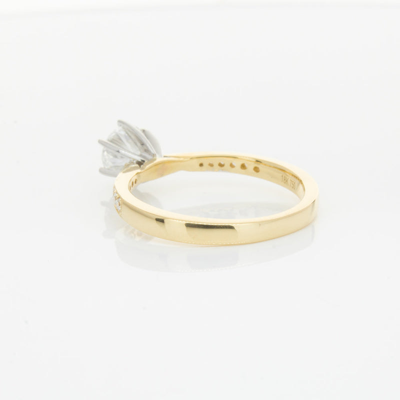 18ct Yellow Gold .70ct Diamond Zenith Ring-Ring-Walker & Hall