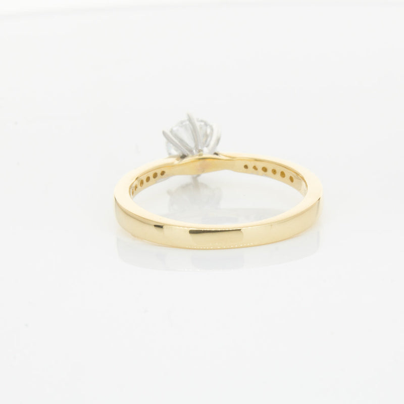 18ct Yellow Gold .74ct Diamond Zenith Ring-Ring-Walker & Hall