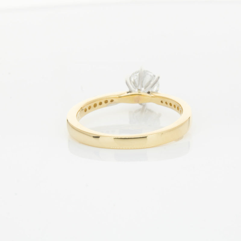 18ct Yellow Gold .74ct Diamond Zenith Ring-Ring-Walker & Hall