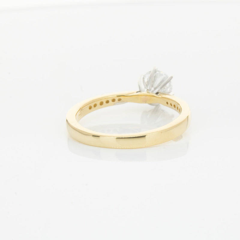 18ct Yellow Gold .70ct Diamond Zenith Ring-Ring-Walker & Hall