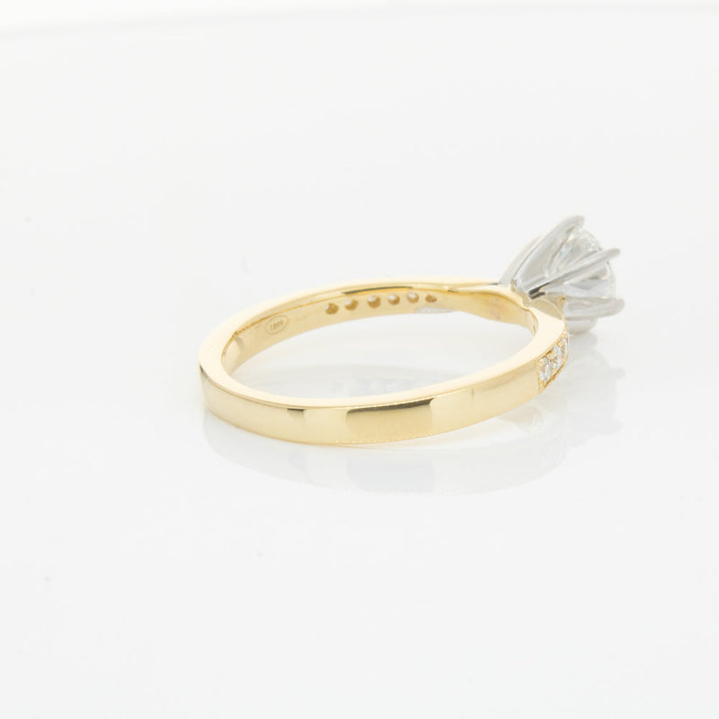 18ct Yellow Gold .74ct Diamond Zenith Ring-Ring-Walker & Hall