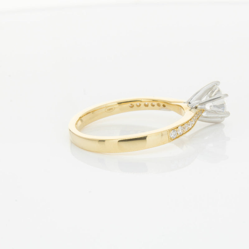 18ct Yellow Gold .70ct Diamond Zenith Ring-Ring-Walker & Hall