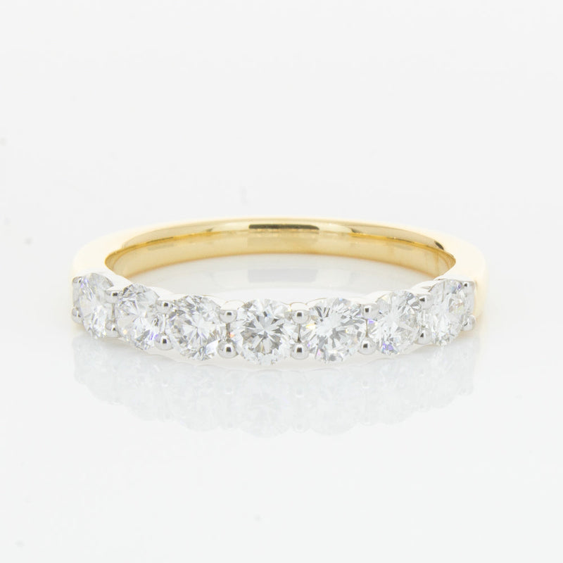 18ct Yellow Gold 1.00ct Diamond Panorama Ring-Ring-Walker & Hall