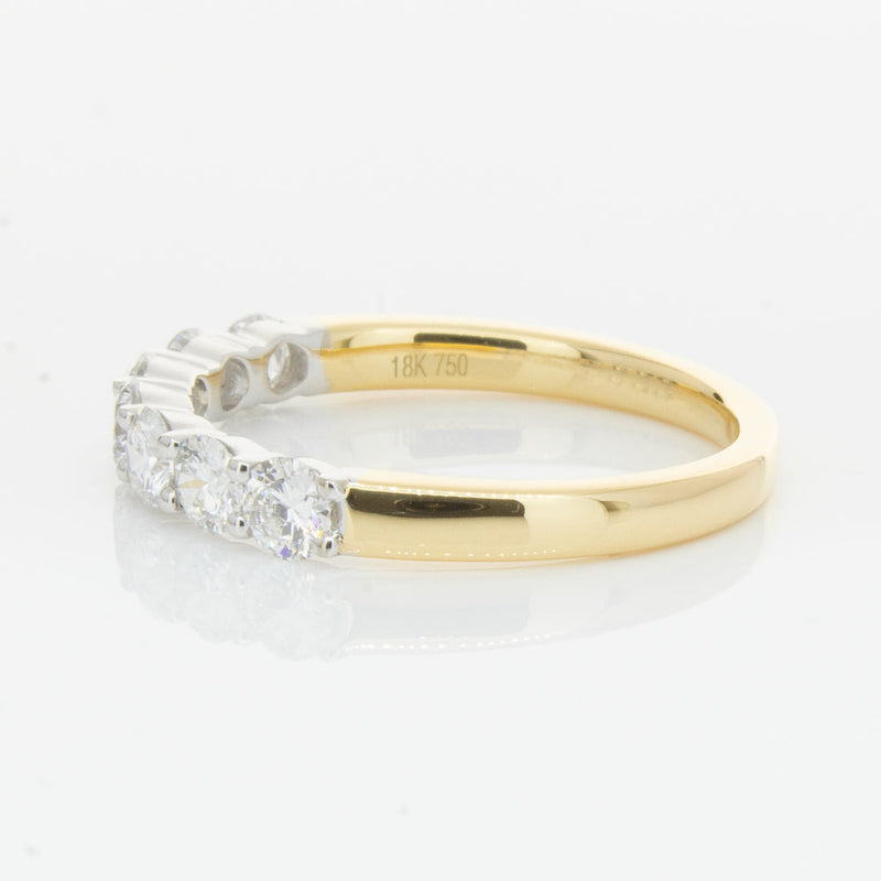 18ct Yellow Gold 1.00ct Diamond Panorama Ring-Ring-Walker & Hall