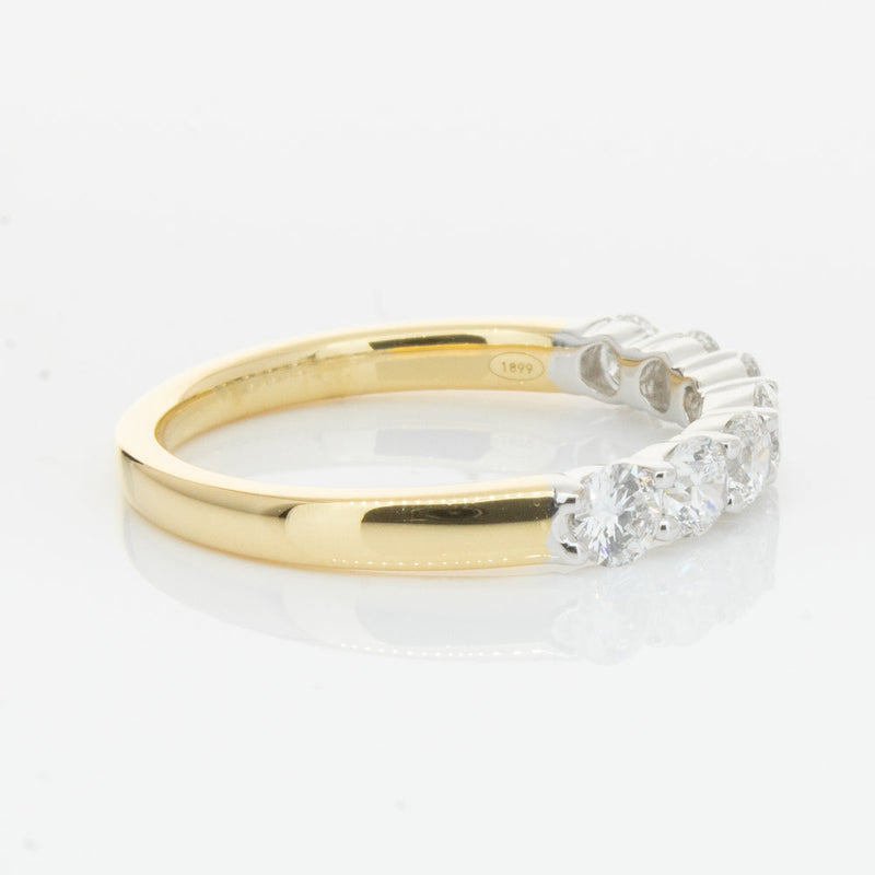 18ct Yellow Gold 1.00ct Diamond Panorama Ring-Ring-Walker & Hall