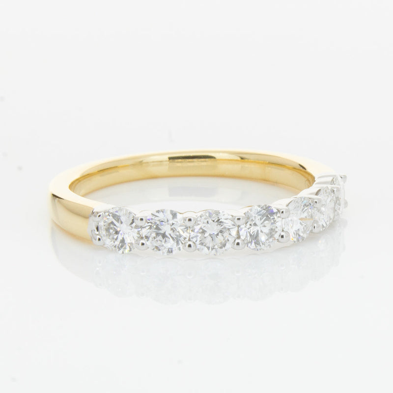 18ct Yellow Gold 1.00ct Diamond Panorama Ring-Ring-Walker & Hall