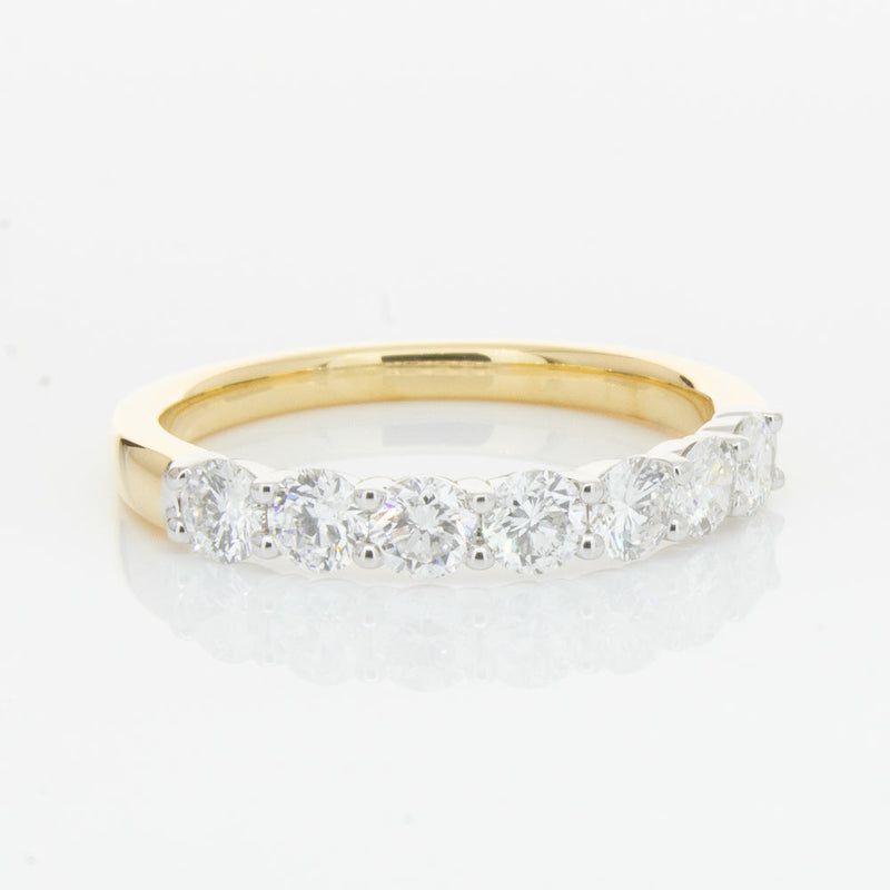 18ct Yellow Gold 1.00ct Diamond Panorama Ring-Ring-Walker & Hall