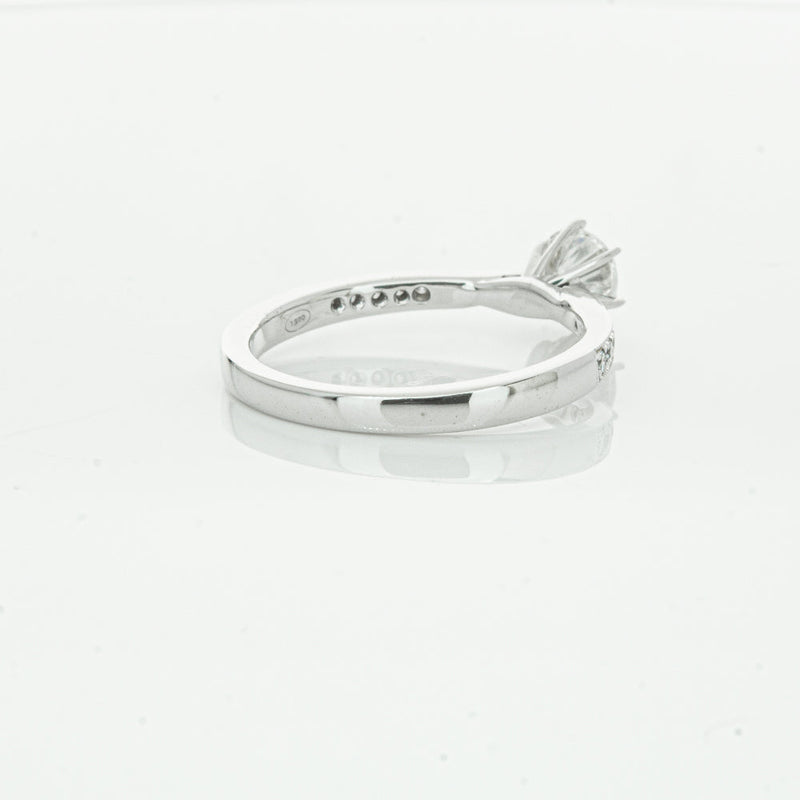 18ct White Gold .50ct Diamond Zenith Ring-Ring-Walker & Hall