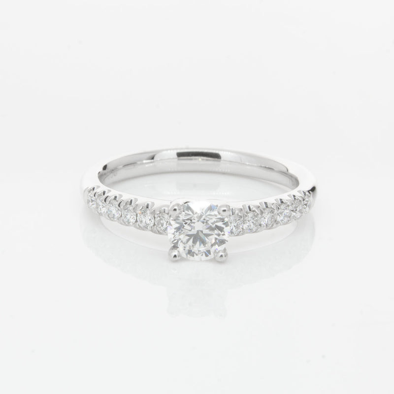 18ct White Gold .50ct Diamond Meridien Ring-Ring-Walker & Hall