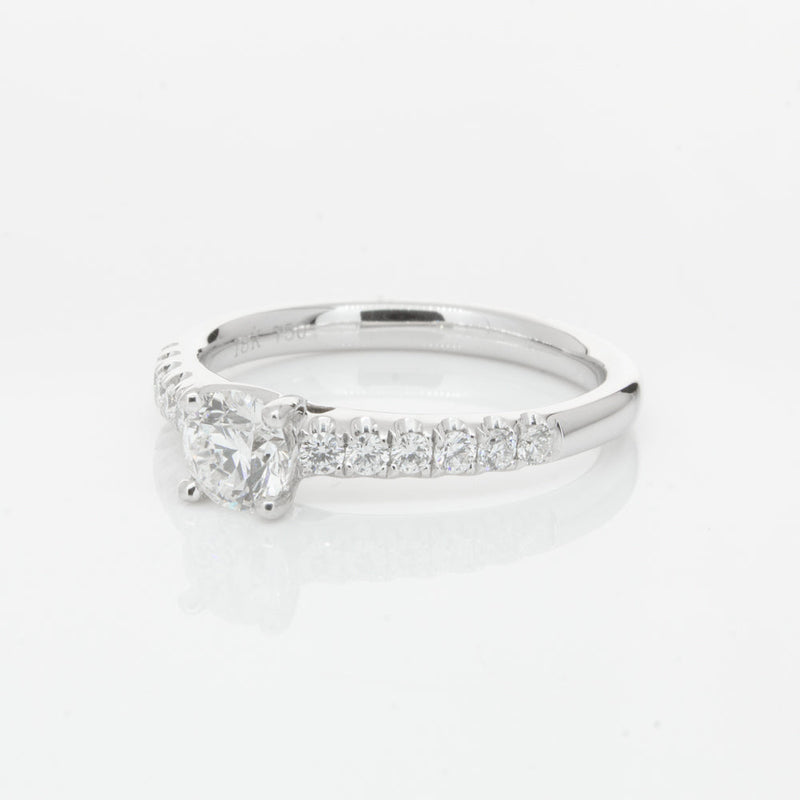 18ct White Gold .50ct Diamond Meridien Ring-Ring-Walker & Hall