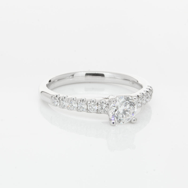 18ct White Gold .50ct Diamond Meridien Ring-Ring-Walker & Hall