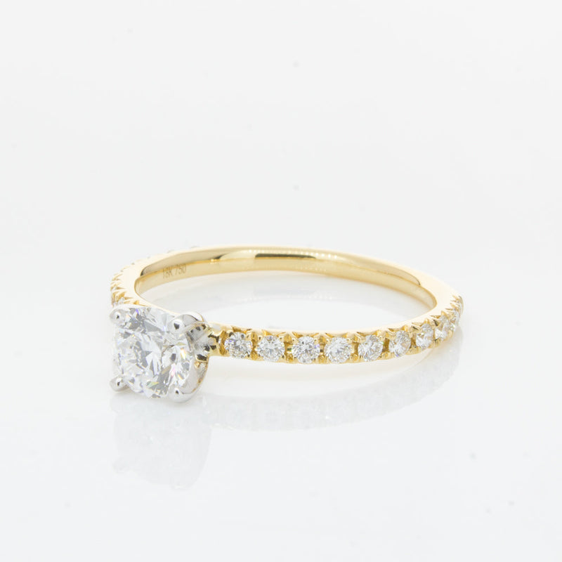 18ct Yellow Gold .51ct Diamond Comet Ring-Ring-Walker & Hall