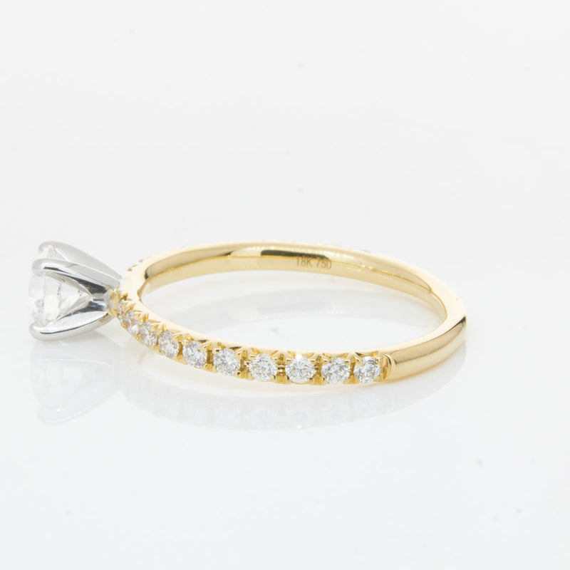 18ct Yellow Gold .51ct Diamond Comet Ring-Ring-Walker & Hall