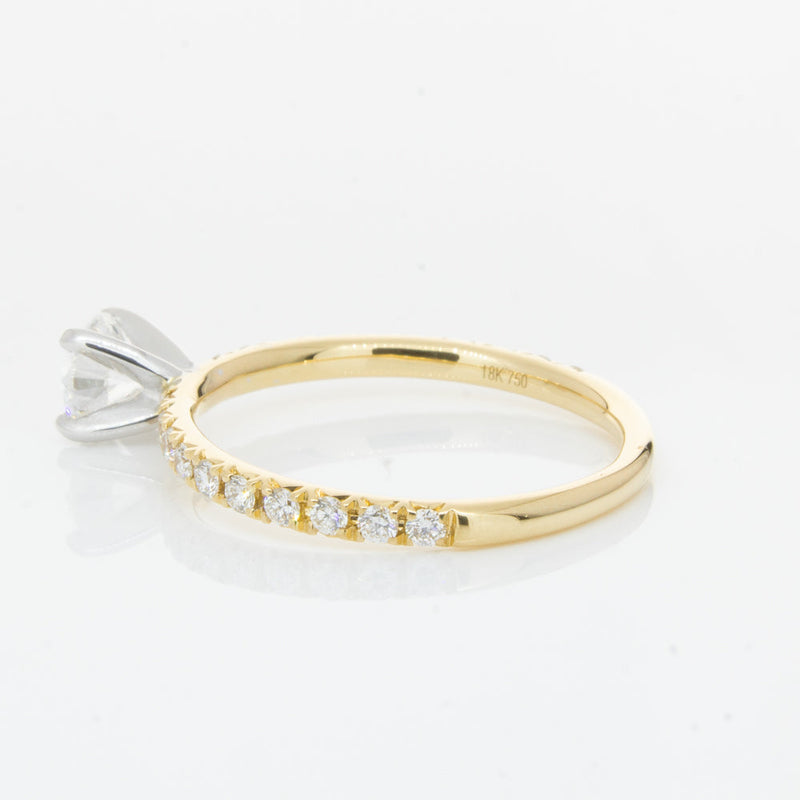 18ct Yellow Gold .51ct Diamond Comet Ring-Ring-Walker & Hall