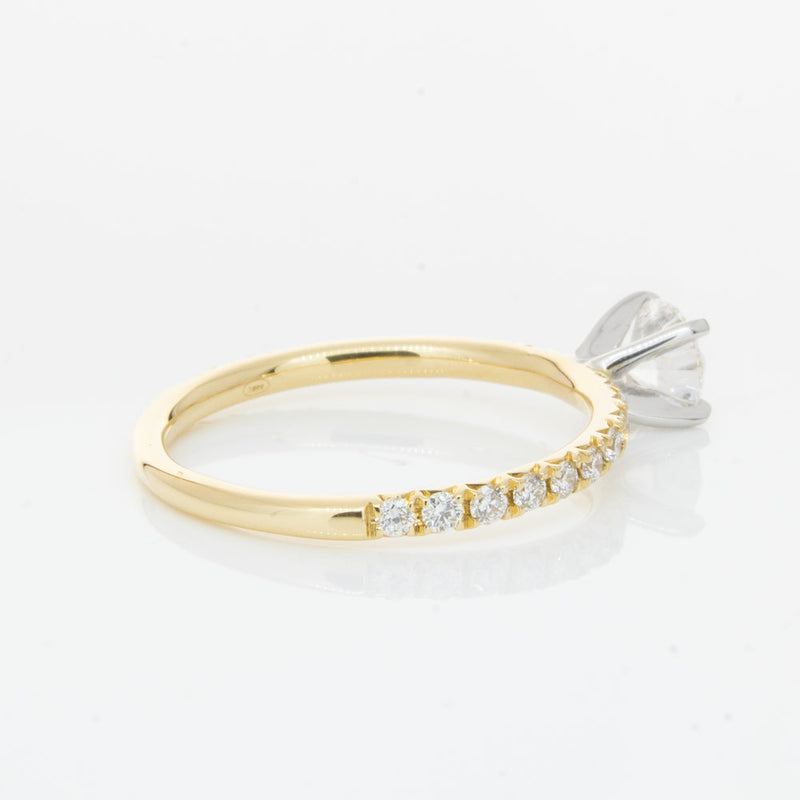 18ct Yellow Gold .51ct Diamond Comet Ring-Ring-Walker & Hall