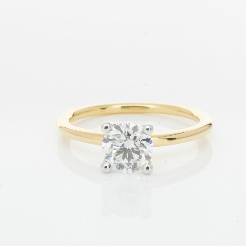 18ct Yellow Gold 1.00ct Diamond Melba Ring-Ring-Walker & Hall