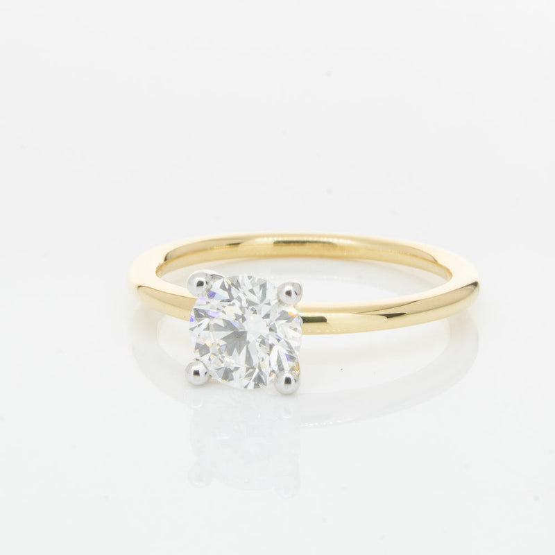 18ct Yellow Gold 1.00ct Diamond Melba Ring-Ring-Walker & Hall