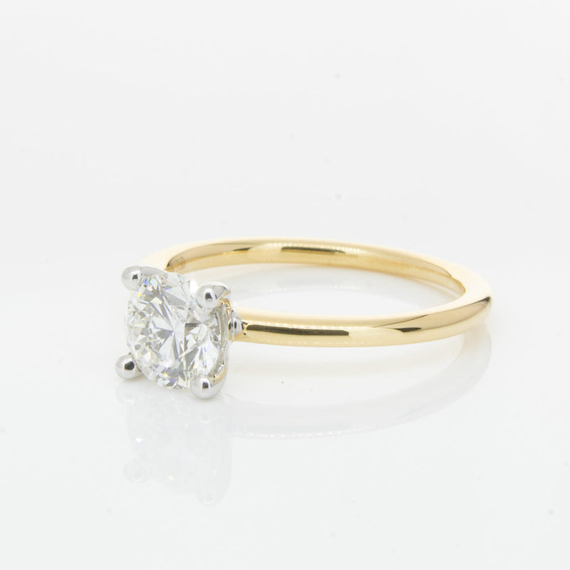 18ct Yellow Gold 1.00ct Diamond Melba Ring-Ring-Walker & Hall