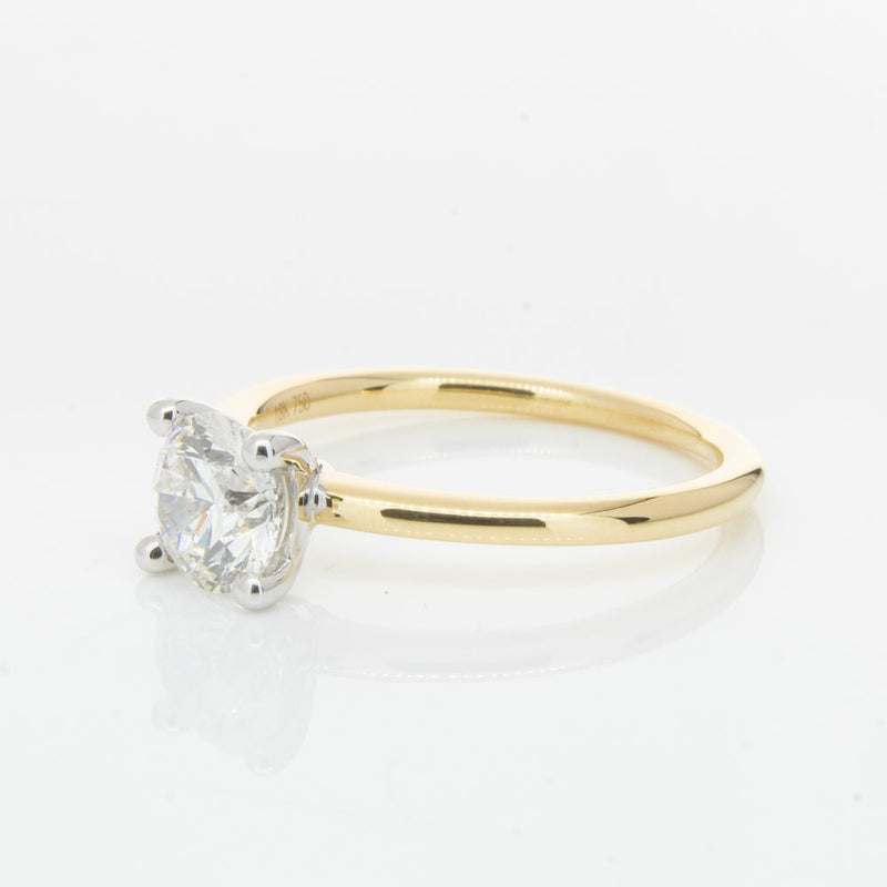 18ct Yellow Gold 1.00ct Diamond Melba Ring-Ring-Walker & Hall