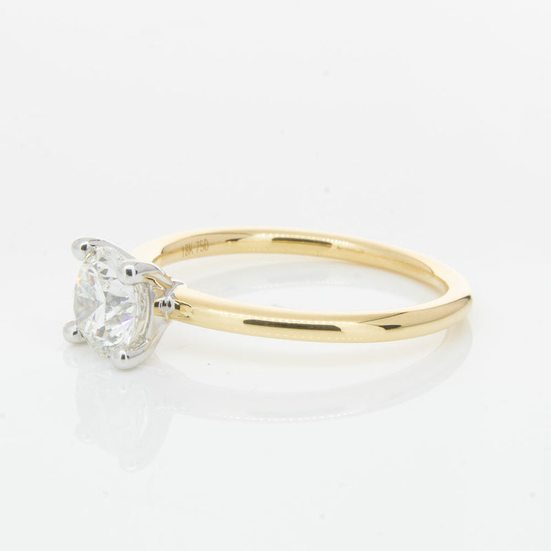 18ct Yellow Gold 1.00ct Diamond Melba Ring-Ring-Walker & Hall