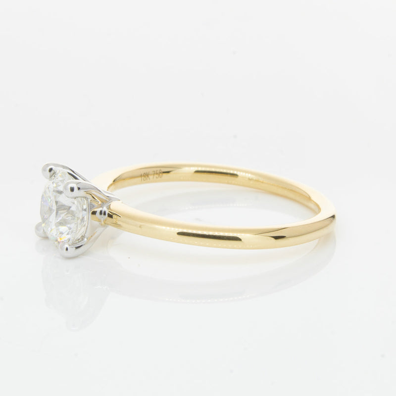 18ct Yellow Gold 1.00ct Diamond Melba Ring-Ring-Walker & Hall