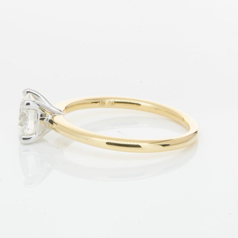 18ct Yellow Gold 1.00ct Diamond Melba Ring-Ring-Walker & Hall