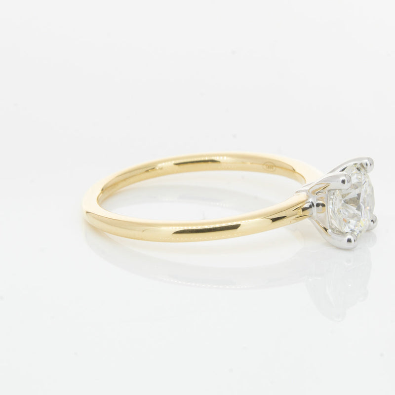18ct Yellow Gold 1.00ct Diamond Melba Ring-Ring-Walker & Hall