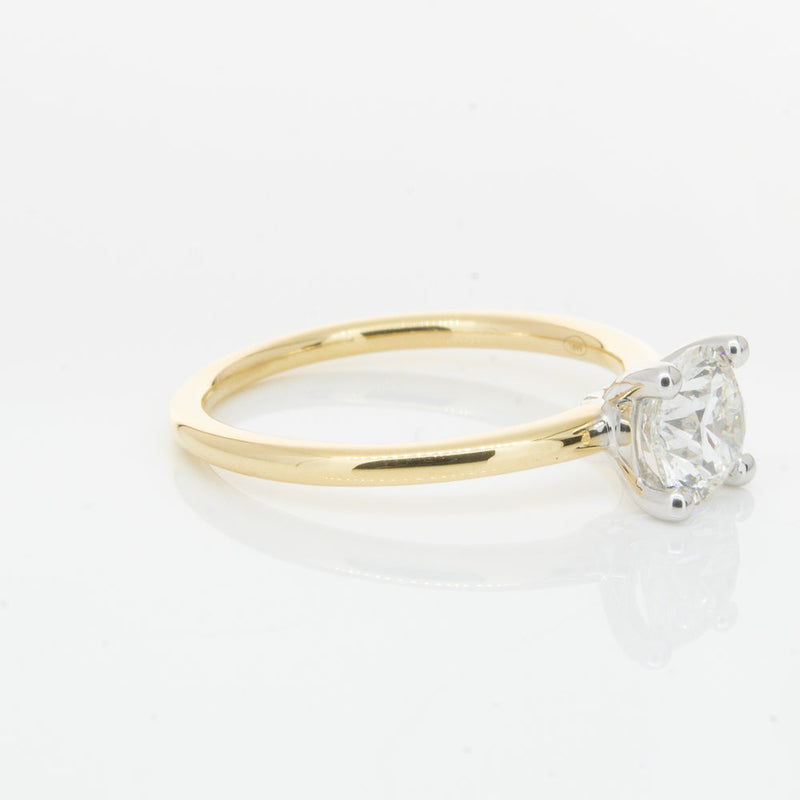 18ct Yellow Gold 1.00ct Diamond Melba Ring-Ring-Walker & Hall