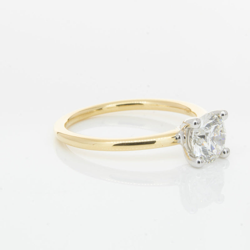 18ct Yellow Gold 1.00ct Diamond Melba Ring-Ring-Walker & Hall