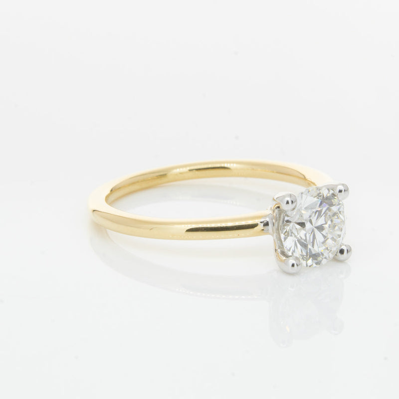 18ct Yellow Gold 1.00ct Diamond Melba Ring-Ring-Walker & Hall