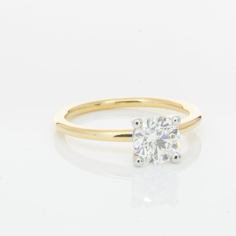 18ct Yellow Gold 1.00ct Diamond Melba Ring-Ring-Walker & Hall