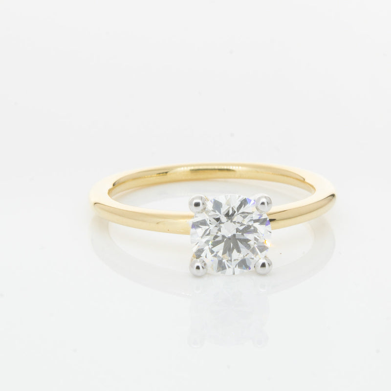 18ct Yellow Gold 1.00ct Diamond Melba Ring-Ring-Walker & Hall