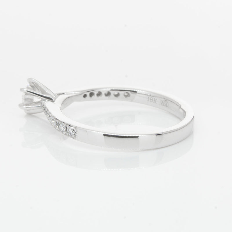 18ct White Gold .30ct Diamond Zenith Ring-Ring-Walker & Hall