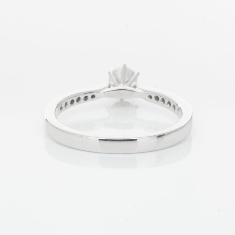 18ct White Gold .30ct Diamond Zenith Ring-Ring-Walker & Hall