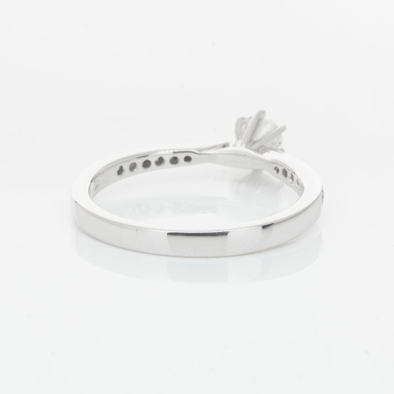 18ct White Gold .30ct Diamond Zenith Ring-Ring-Walker & Hall