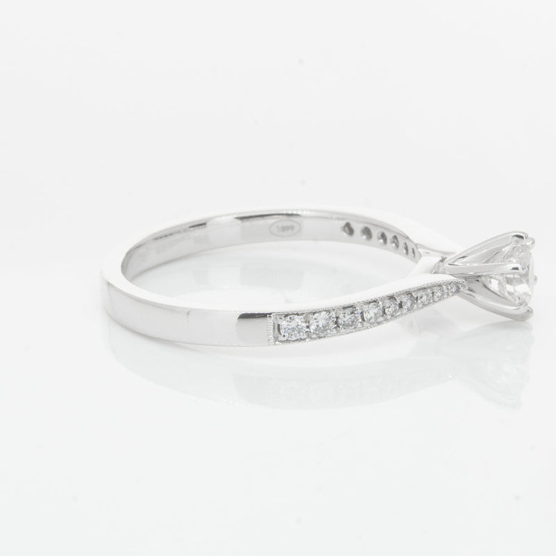 18ct White Gold .30ct Diamond Zenith Ring-Ring-Walker & Hall
