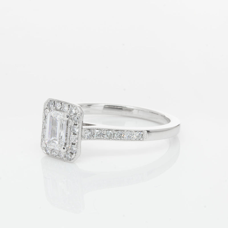 18ct White Gold .30ct Diamond Aria Ring-Ring-Walker & Hall